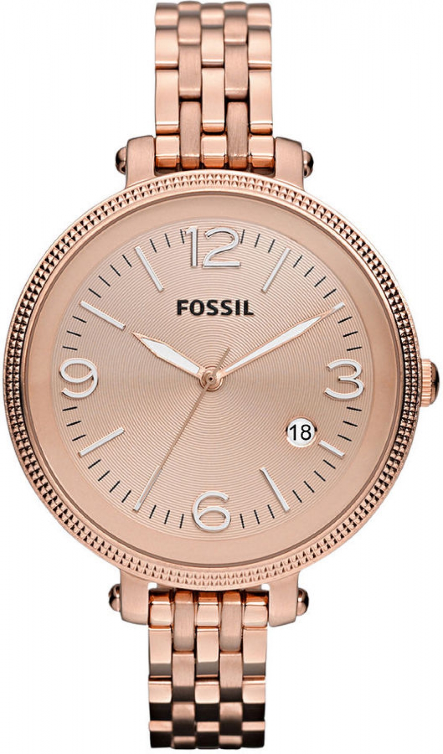 Fossil Womens  Analog Gold Dial Watch 42mm