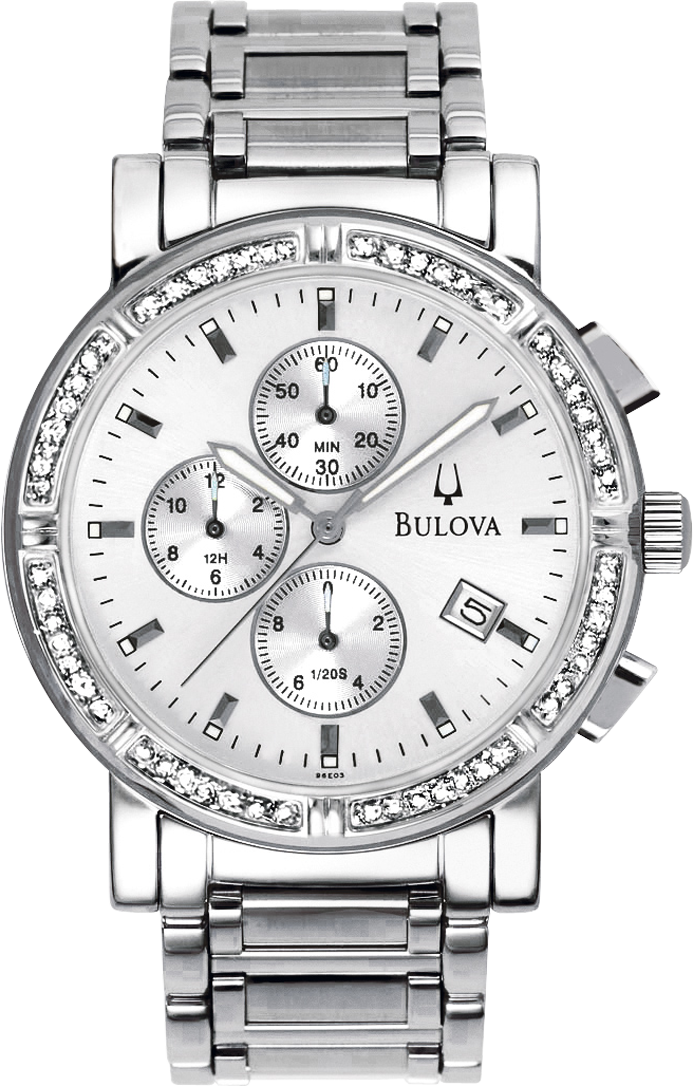 Bulova Men's Diamond Accented Watch, 37mm
