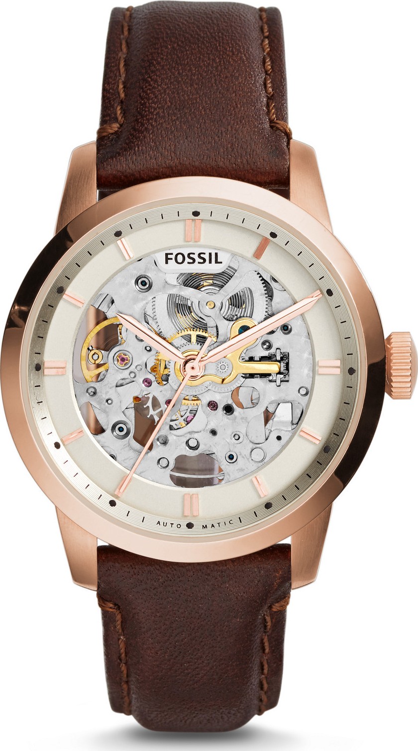 Fossil ME3078 Men's Townsman Automatic Self Wind Brown Watch 40mm