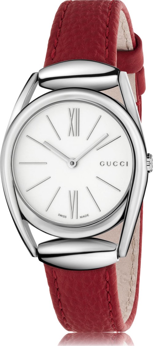 GUCCI Horsebit White Dial Watch 30mm