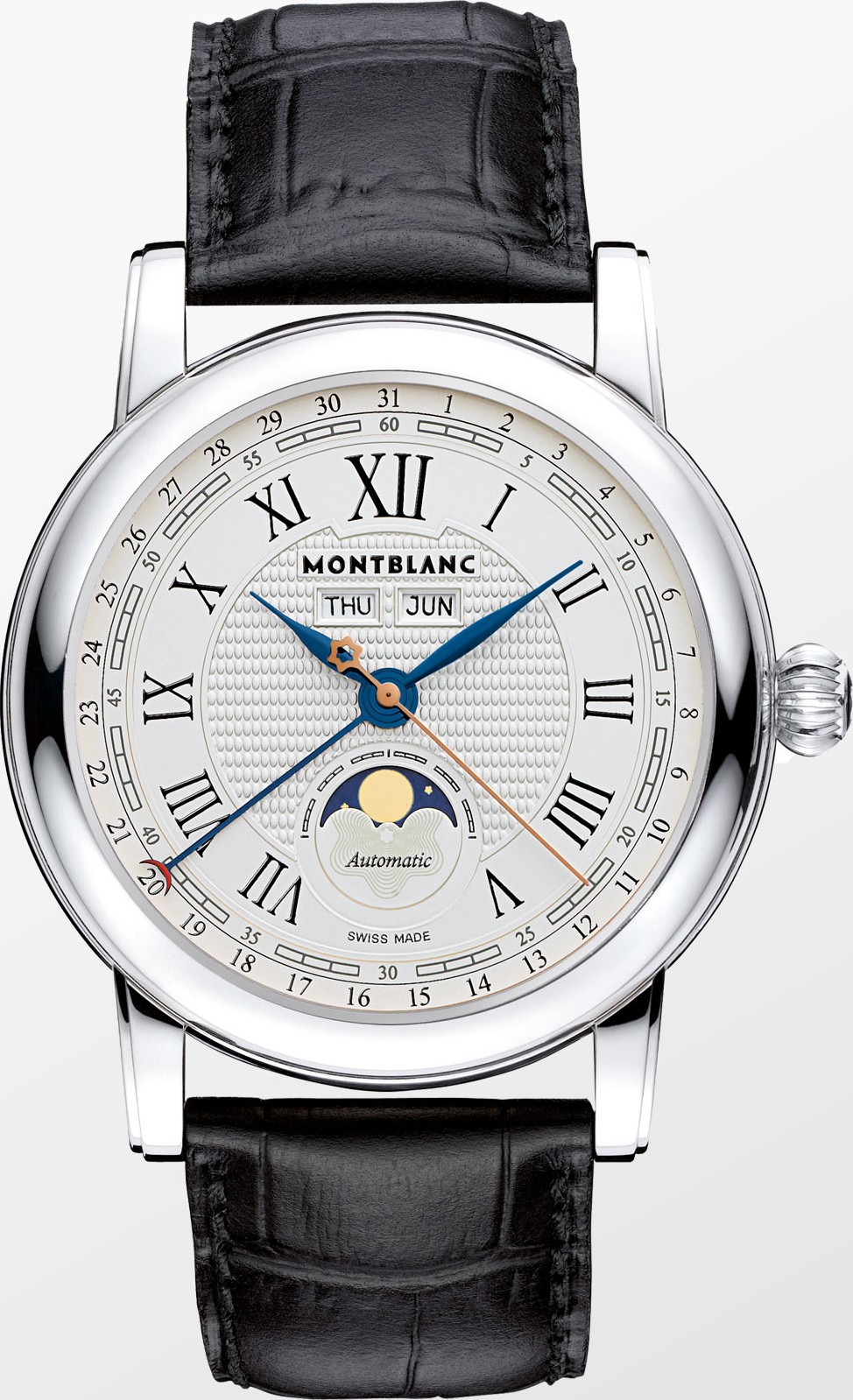 Montblanc Star 113645 Moonphase Automatic Mens Watch 42mm
