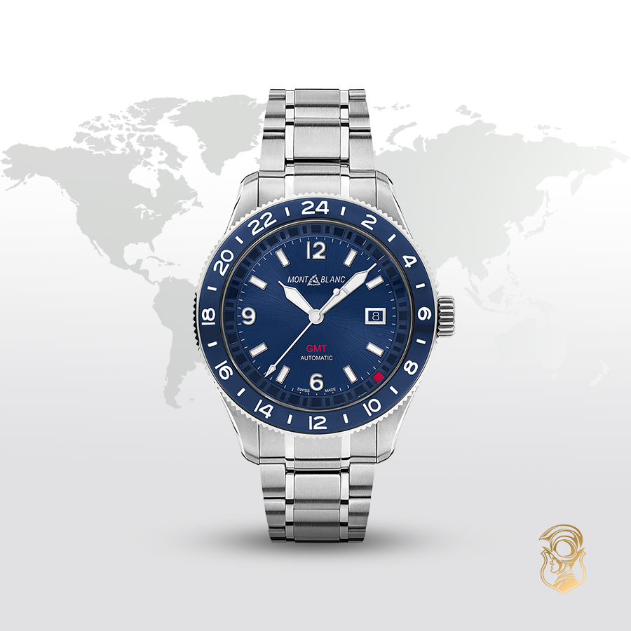 MSP: 101677 Montblanc 1858 GMT Automatic Date Watch 42mm 92,130,000