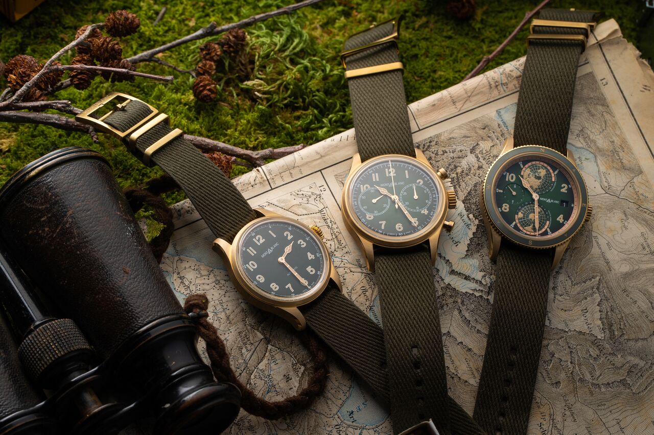 bộ sưu tập đồng hồ Montblanc xanh Kaki 2019