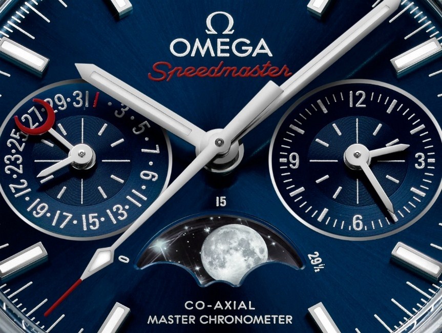 dong ho Omega Speedmaster Moonphase Chronograph