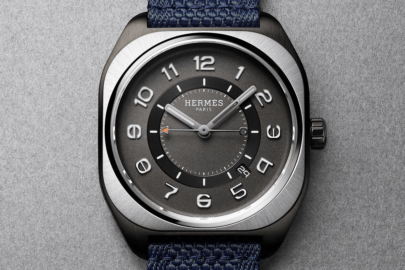 đồng hồ nam thời trang Hermes H80 mới