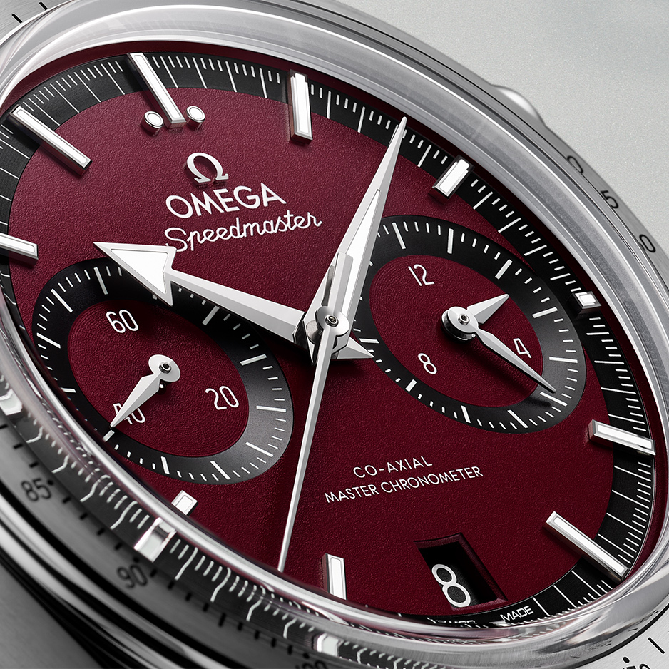 đồng hồ omega speedmaster '57 chronograph lên cót thủ công mặt số