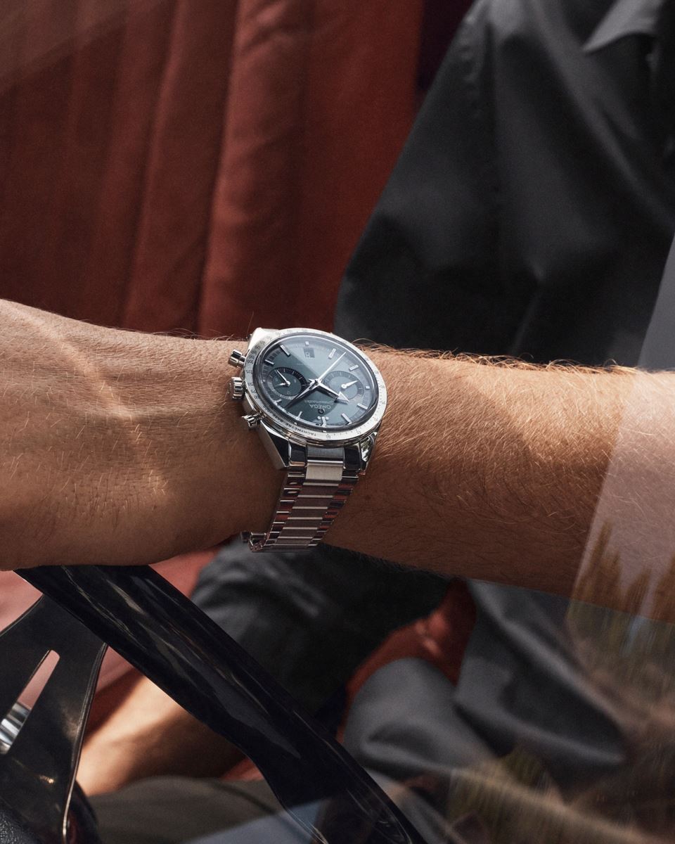 đồng hồ omega speedmaster '57 chronograph lên dây cót thủ công 