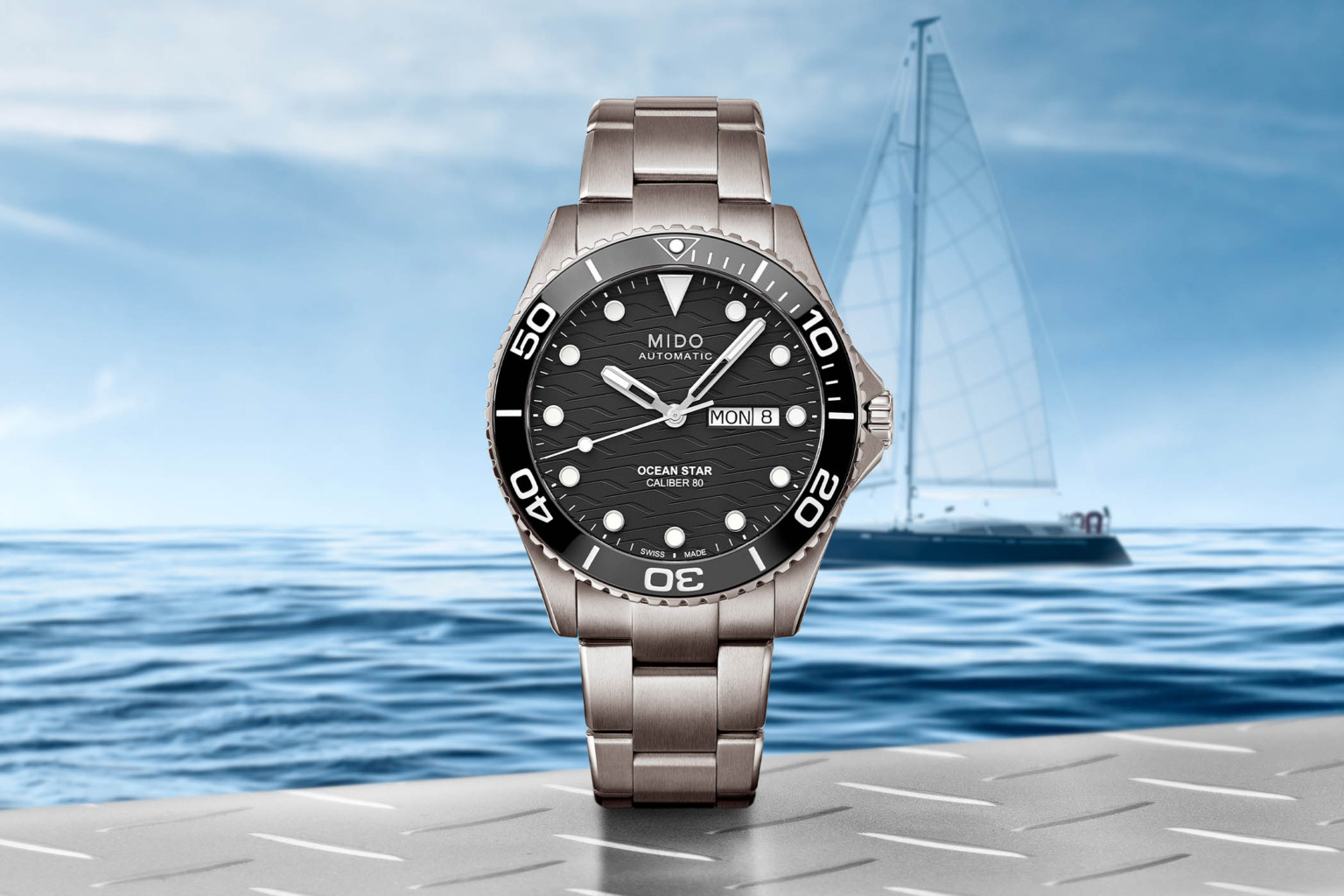 đồng hồ mido ocean star 200c titanium 2022