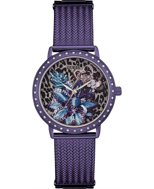 đồng hồ GUESS Brocade Purple Watch 35mm
