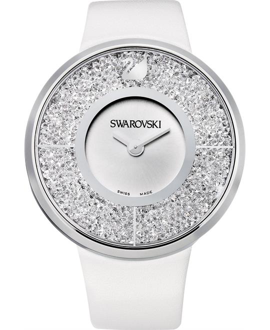 Swarovski Watch Women''s Swiss White Leather 40mm 