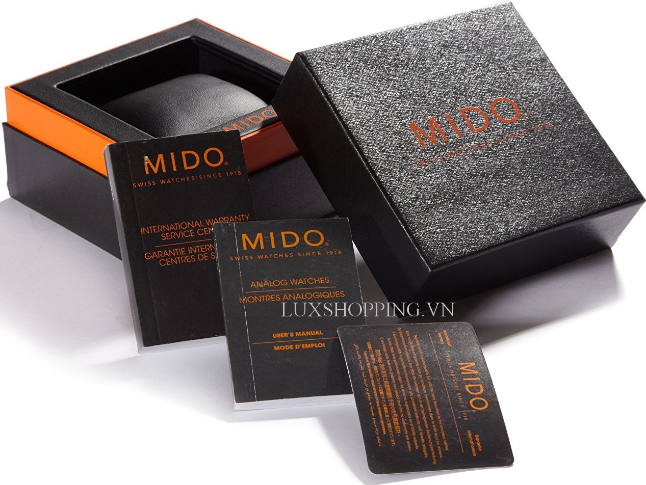 Luxshopping - Đồng hồ nam Mido Baroncelli Big Date M027.426.11.018.00 40mm Box