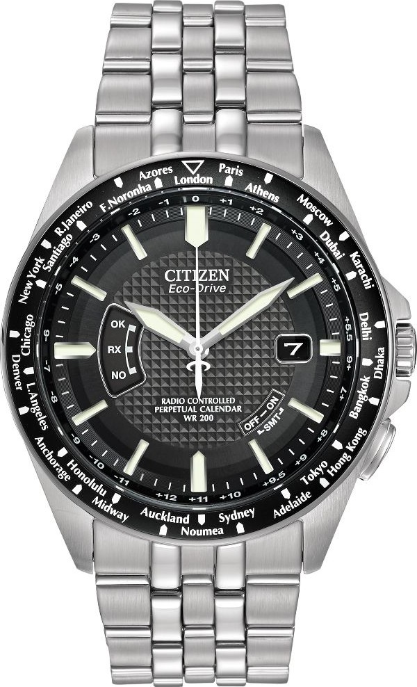 Citizen CB0020-50E World Perpetual A-T Dress Men's Watch 44mm