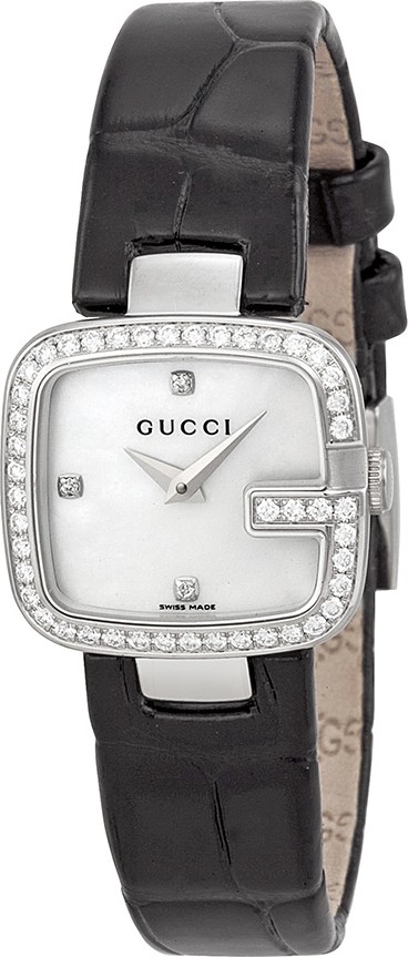 Gucci YA125515 G-Gucci Diamond Ladies Watch 