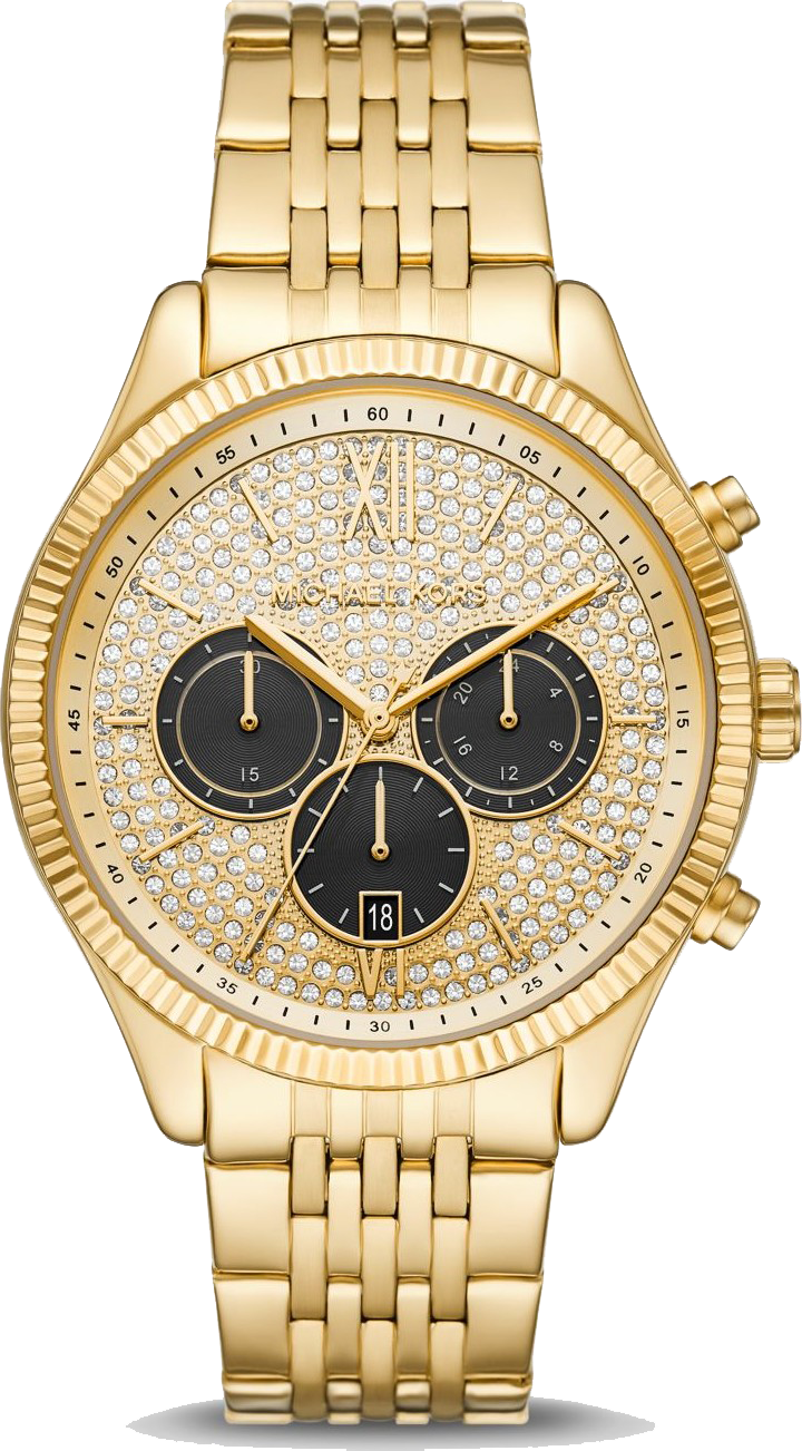 Michael Kors MK8743 Benning Oversized Pavé Watch 43mm