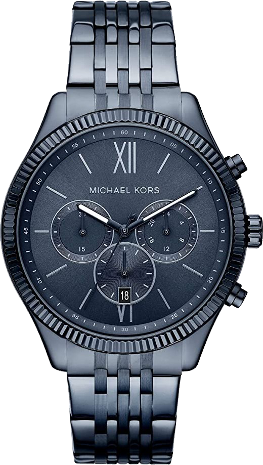 Michael Kors MK8773 Multifunction Navy IP Watch 43mm