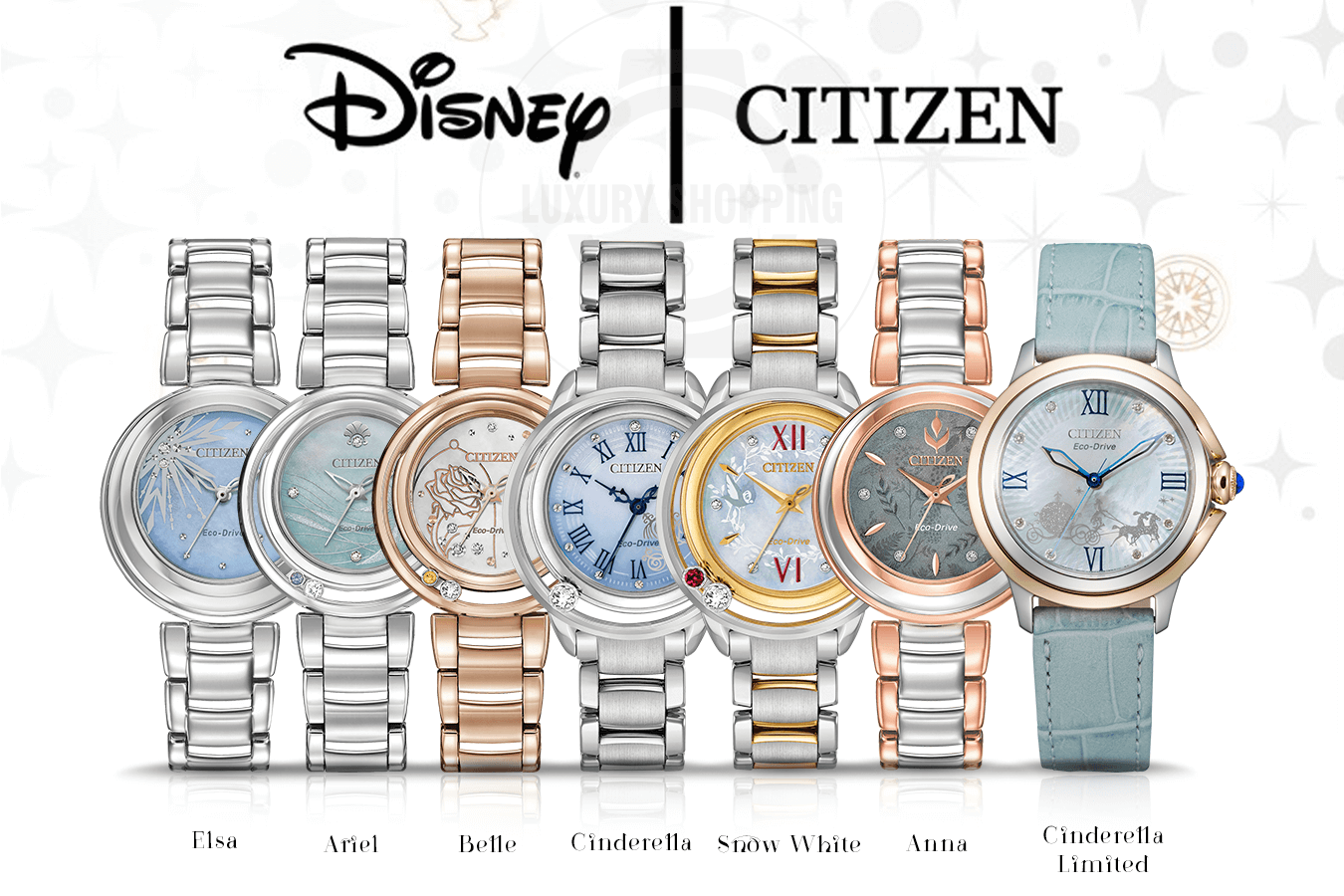 đồng hồ nữ Citizen Cinderella cao cấp chính hãng nhật bản 