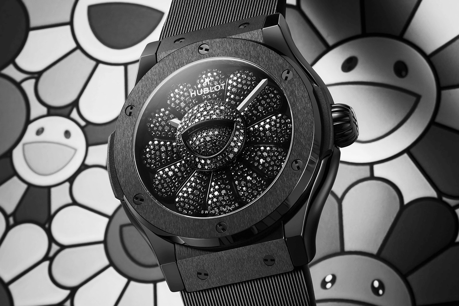 Thương Hiệu Hublot Kết Hợp Với Họa Sĩ Takashi Murakami Ra Mắt Classic Fusion Takashi Murakami All Black