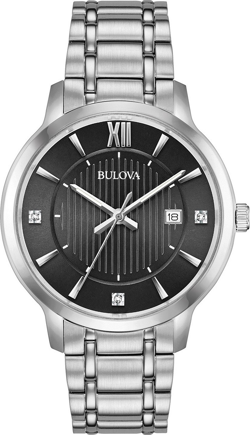 Bulova 96D141 Diamond-Accent Men'S Watch 40Mm