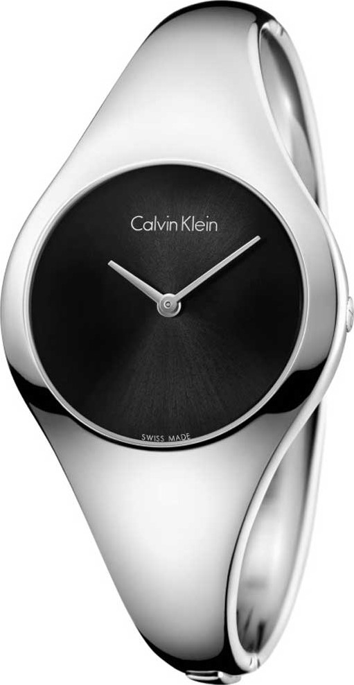 CALVIN KLEIN K7G2S111 Bare Black Dial Ladies Watch 34mm