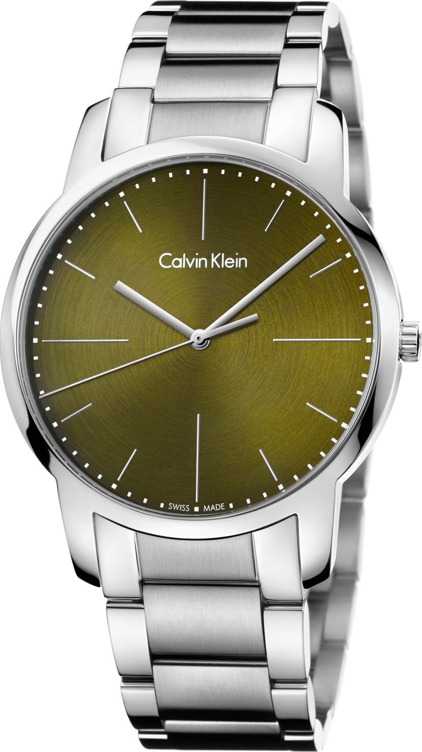 Calvin Klein K2G2G14L City Green Men's Watch 43mm