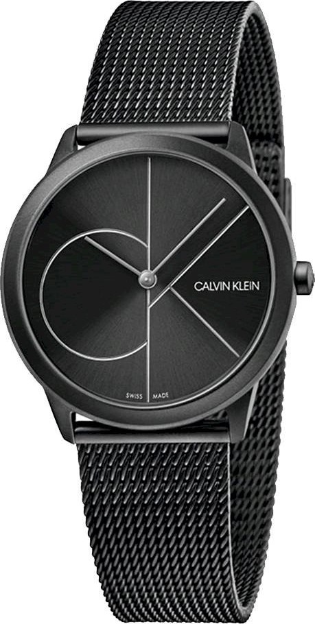 Calvin Klein K3M5245X Minimal Black Dial Men's Watch 35mm
