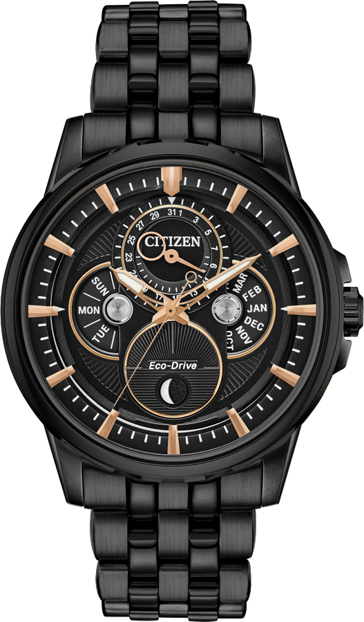 Citizen BU0057-54E Calendrier Moonphase Watch 44mm