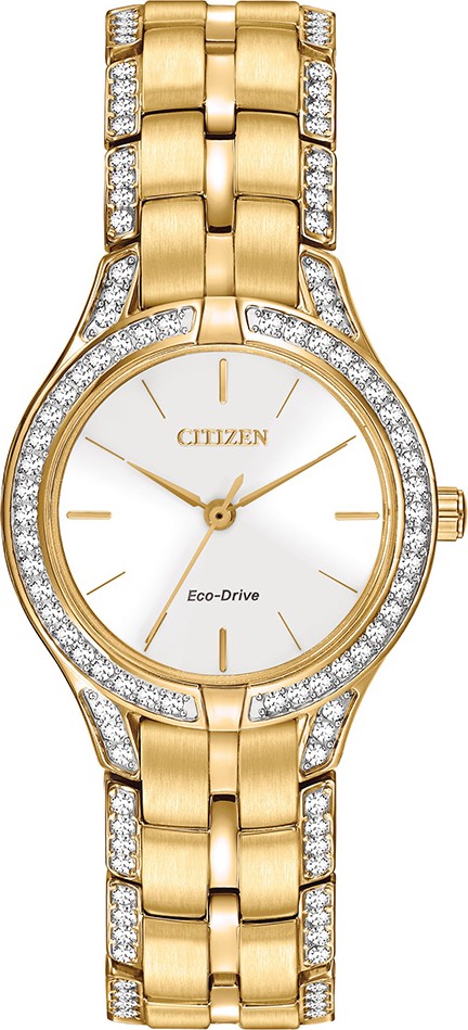 Citizen FE2062-58A Silhouette Eco-Drive Crystal Watch 28mm