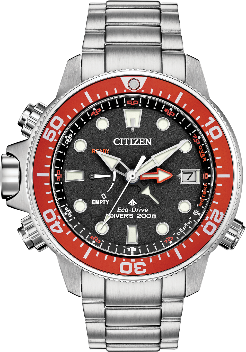 Citizen BN2039-59E Promaster Aqualand Grey Red Watch 46mm