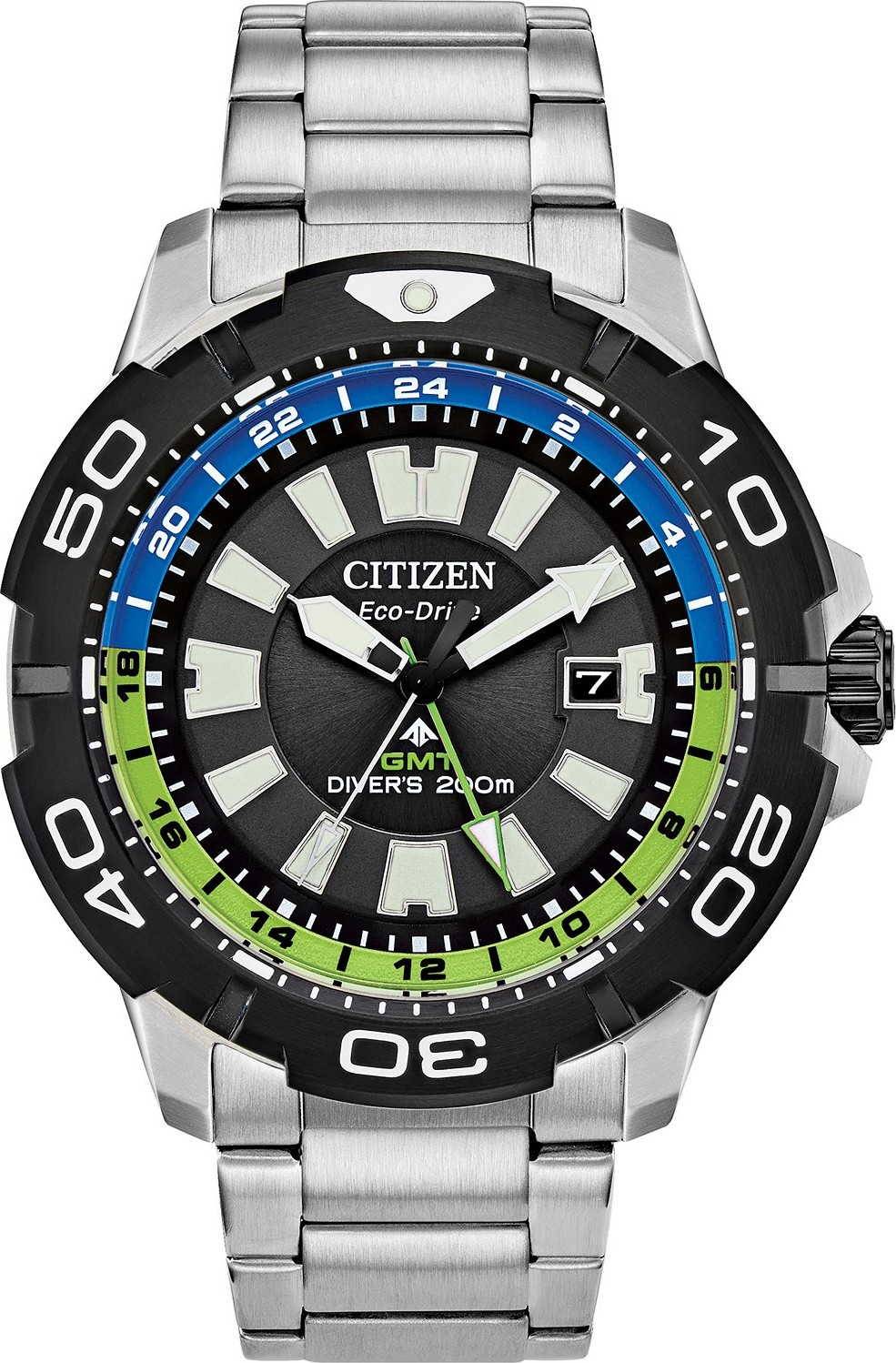 Citizen BJ7128-59G Promaster GMT Diver Watch 44