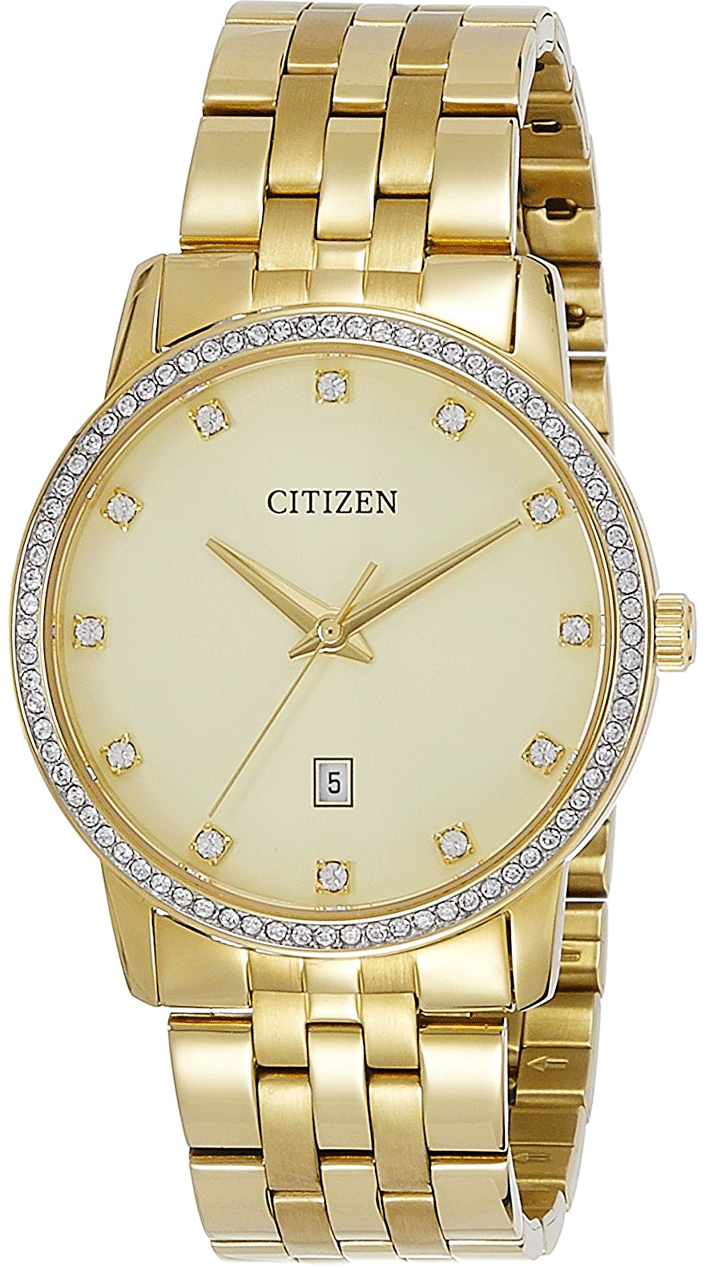 Arriba 56+ imagen citizen quartz watch gold