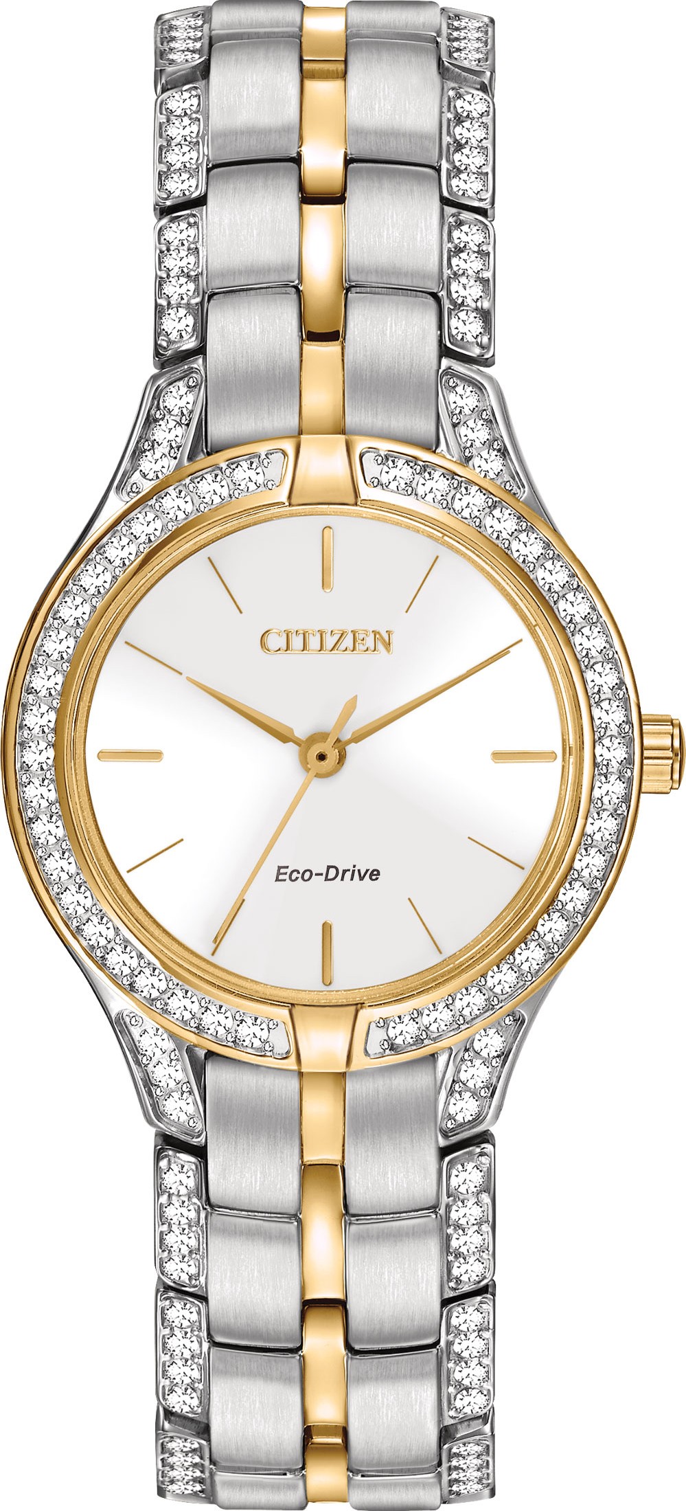 Citizen FE2064-52A Silhouette Crystal Eco-Drive Watch 28mm
