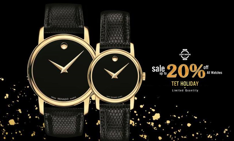 Cơ hội sở hữu đồng hồ chính hãng mùa cuối năm giá rẻ tại Luxury Shopping