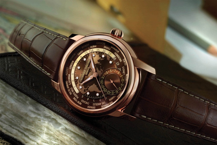 Giới thiệu đồng hồ Frederique Constant Classic Manufacture Worldtimer Brown