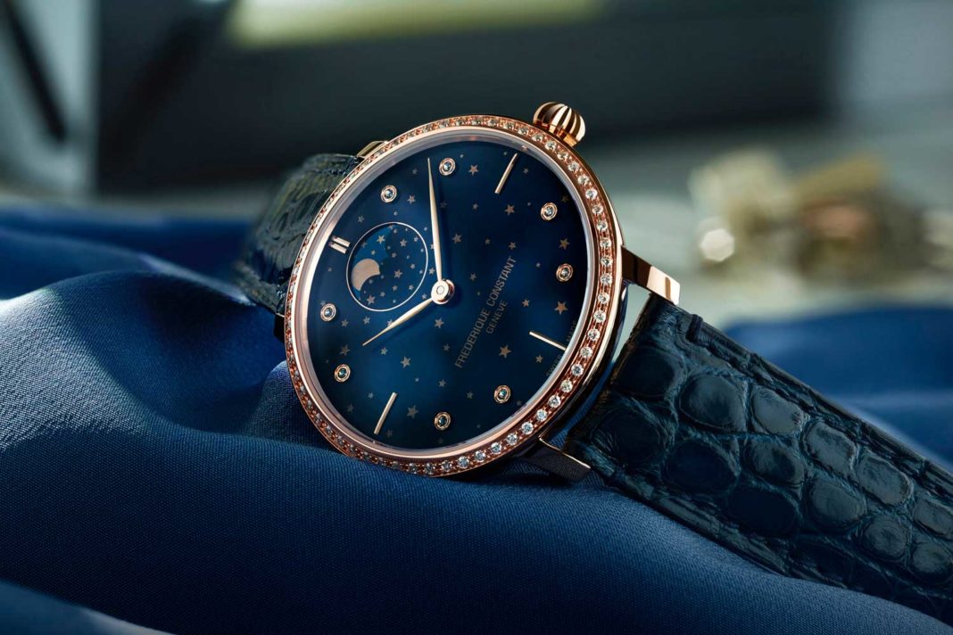Bầu trời sao rực rỡ với Frédérique Constant Slimline Moonphase