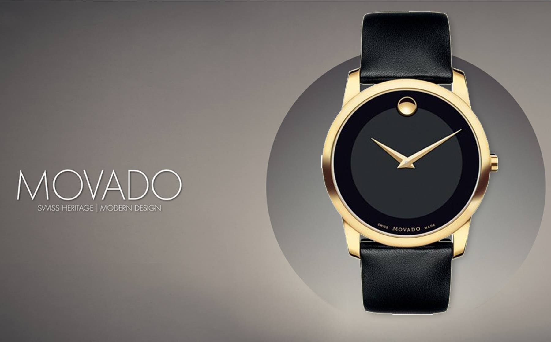 ĐỒNG HỒ MOVADO MUSEUM VÀ DẤU CHẤM ĐEN HUYỀN BÍ