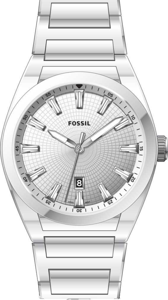 Top 58+ imagen white fossil watch - Abzlocal.mx