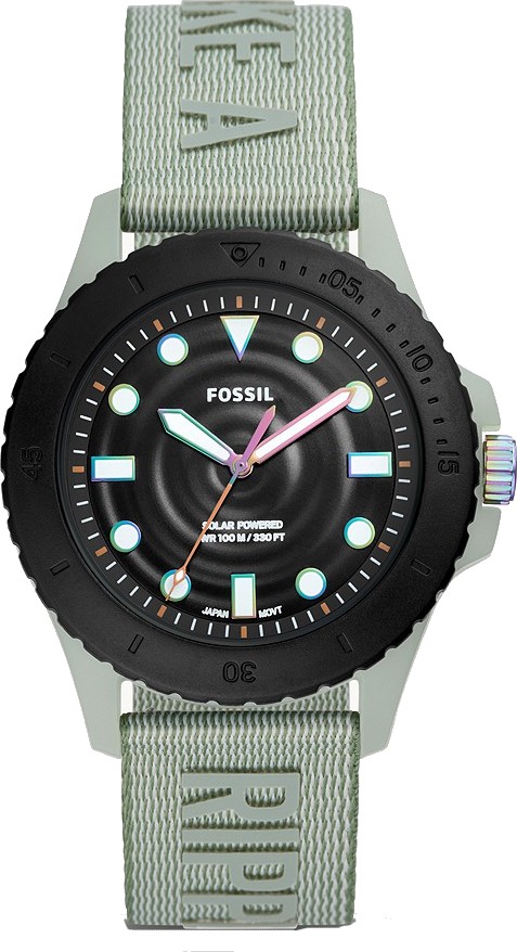 Fossil FB - 01 Solar-Powered Green Watch 42MM