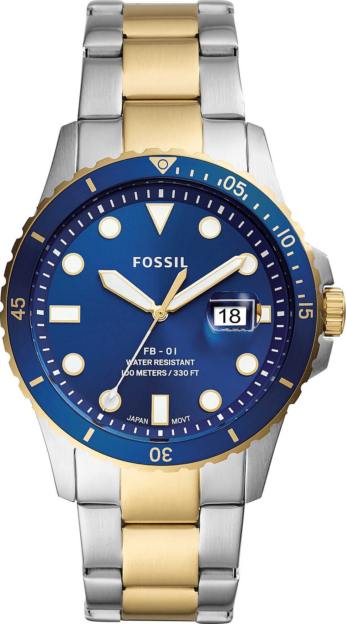 Fossil FS5742 FB-01 Three-Hand Date Men's Watch 42mm