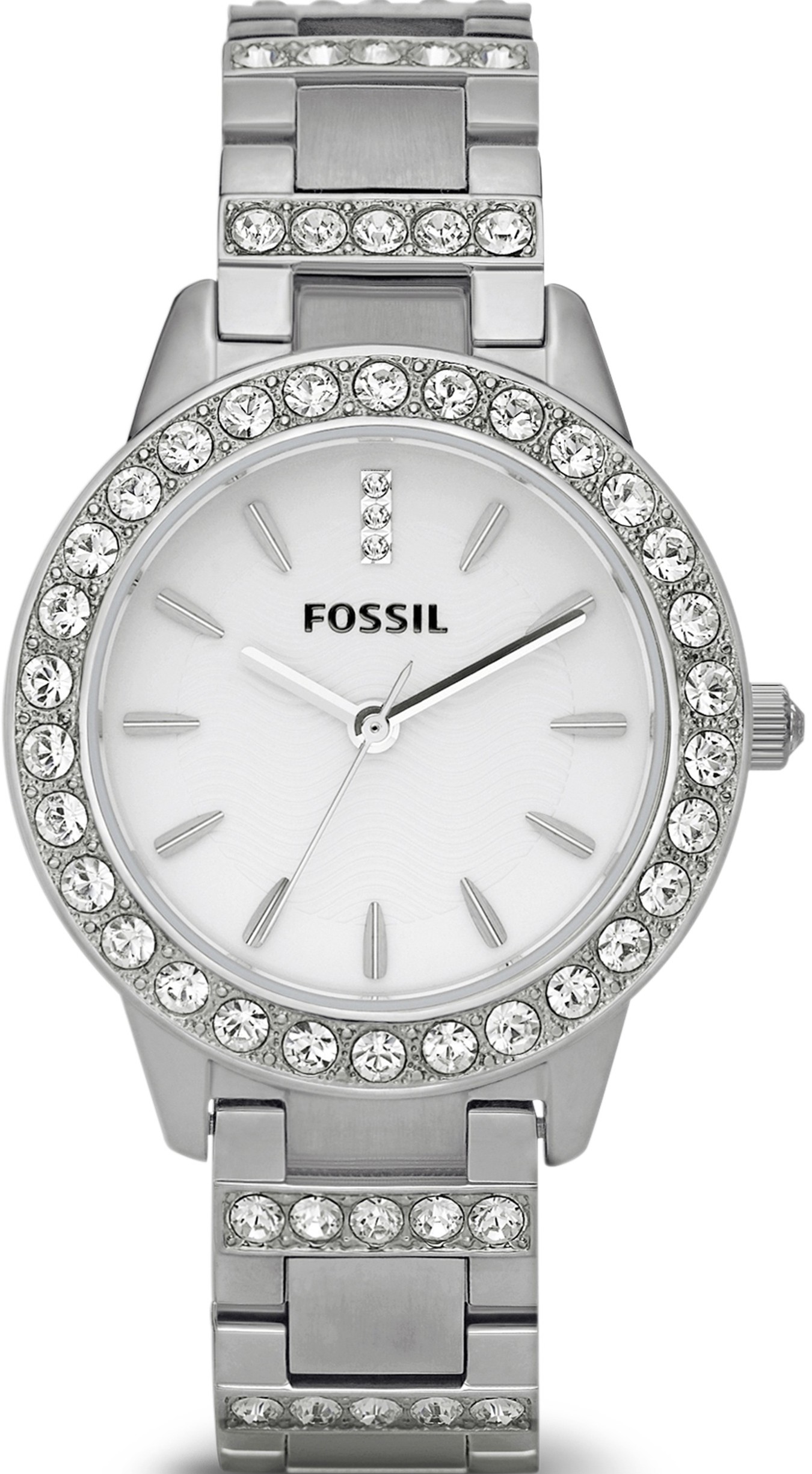 Fossil ES2362 Glitz White Ladies Watch 34mm
