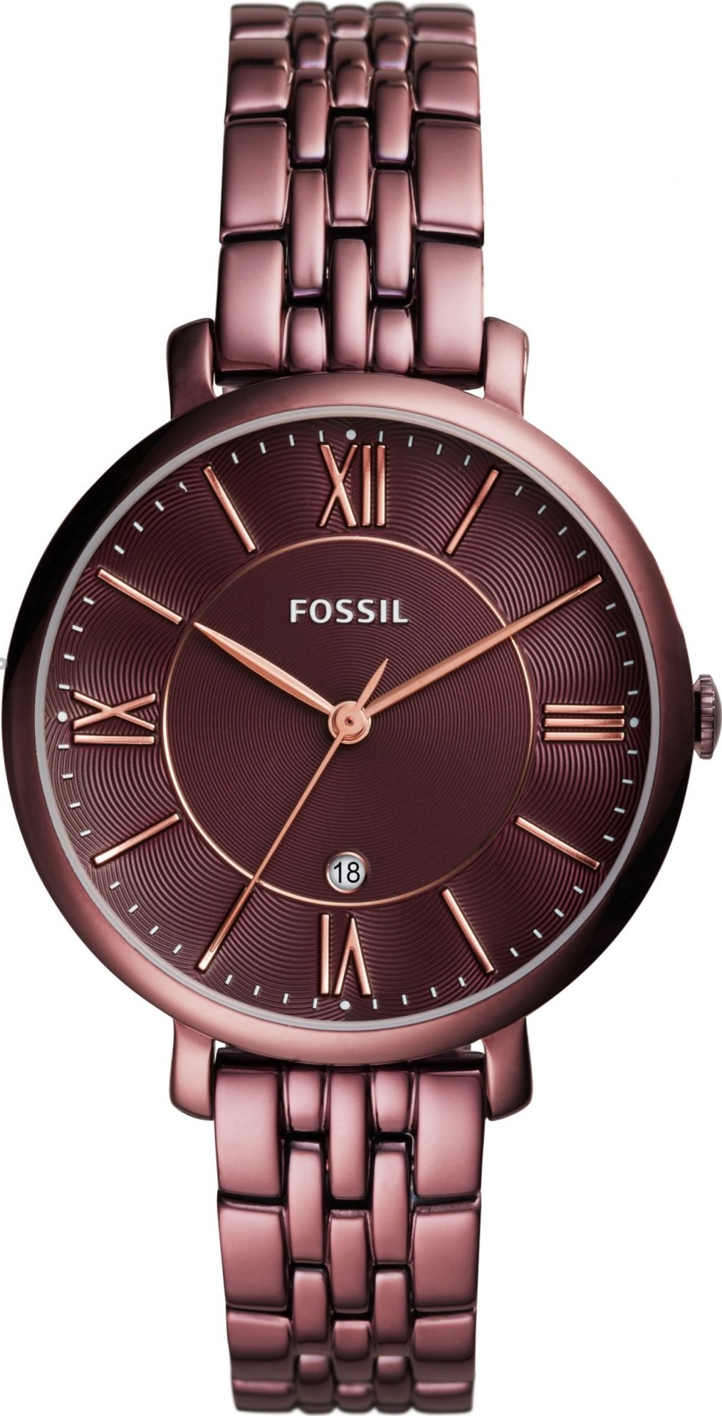 FOSSIL ES4100 Jacqueline Wine Ladies Watch 36mm