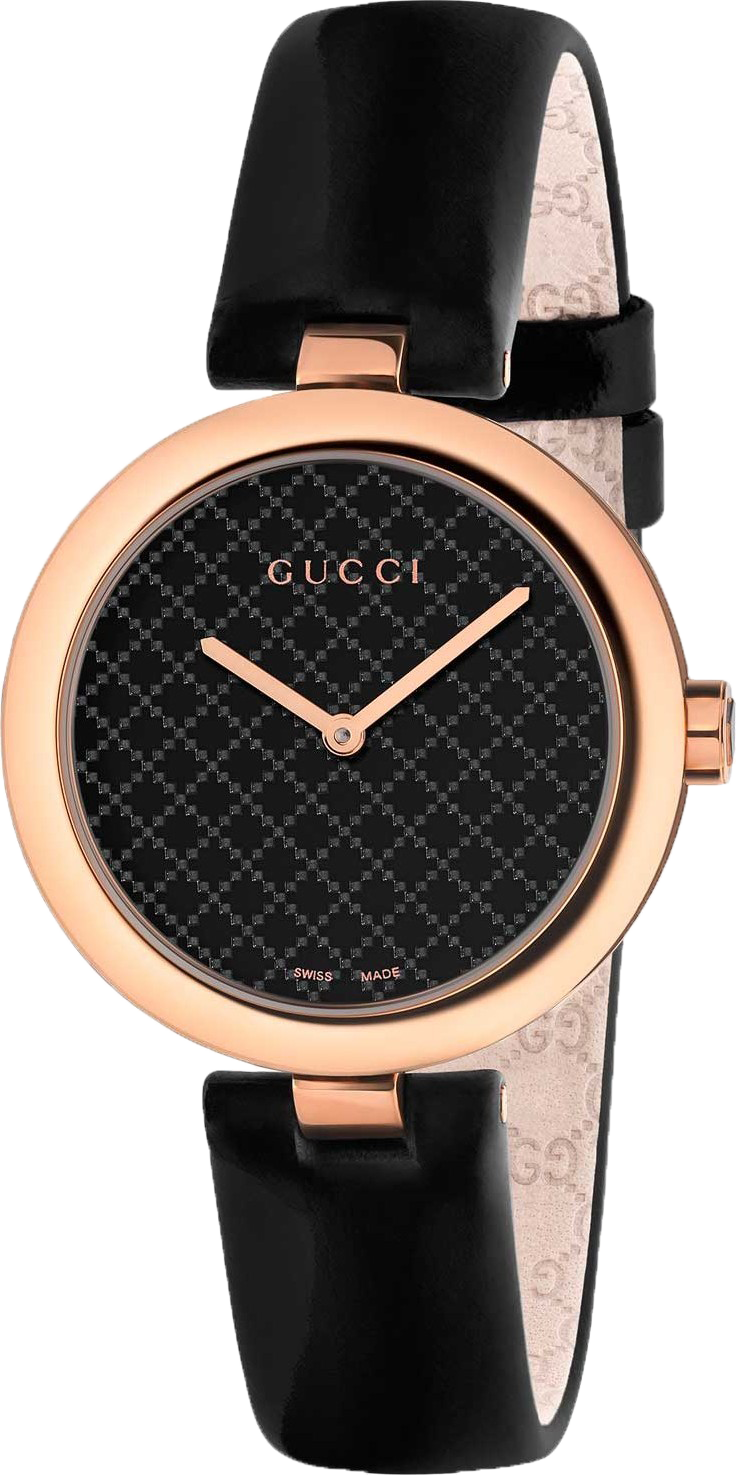 Gucci YA141401 Diamantissima Black Watch 32mm