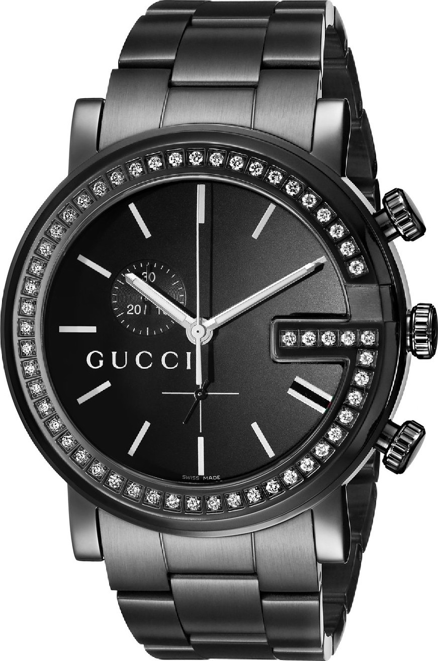 Gucci YA101340 G-Chrono Diamond Watch 44mm