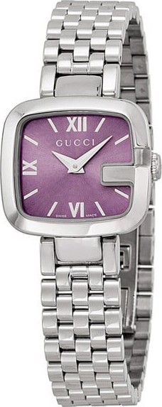 Gucci YA125518 G Purple Watch 24 x 