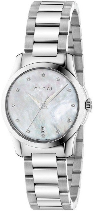 Gucci YA126542 G-Timeless Diamond Watch 27mm