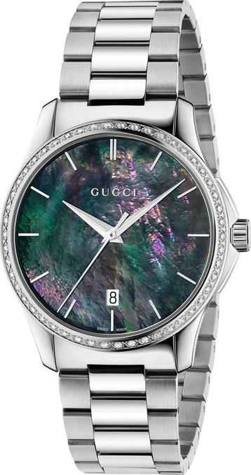 Gucci YA126458 G-Timeless Diamond Unisex Watch 38mm