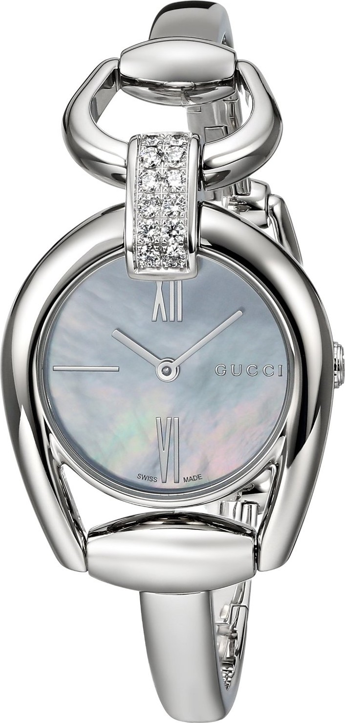 Gucci YA139504 Horsebit Collection Diamond Watch 28mm