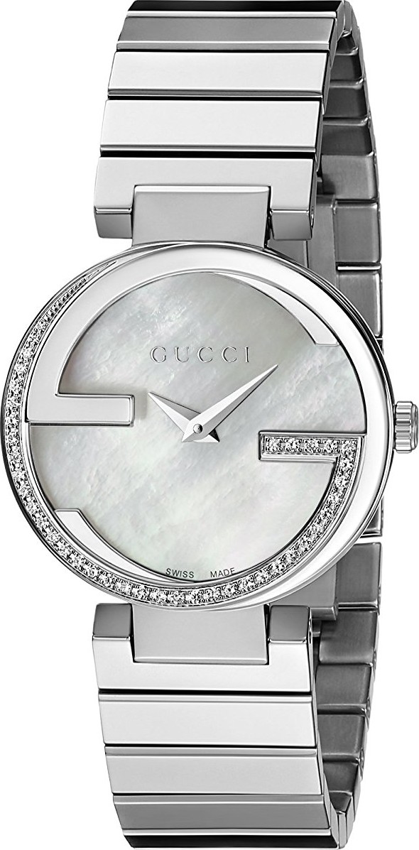 Gucci YA133508 Interlocking Small Diamond Watch 29mm