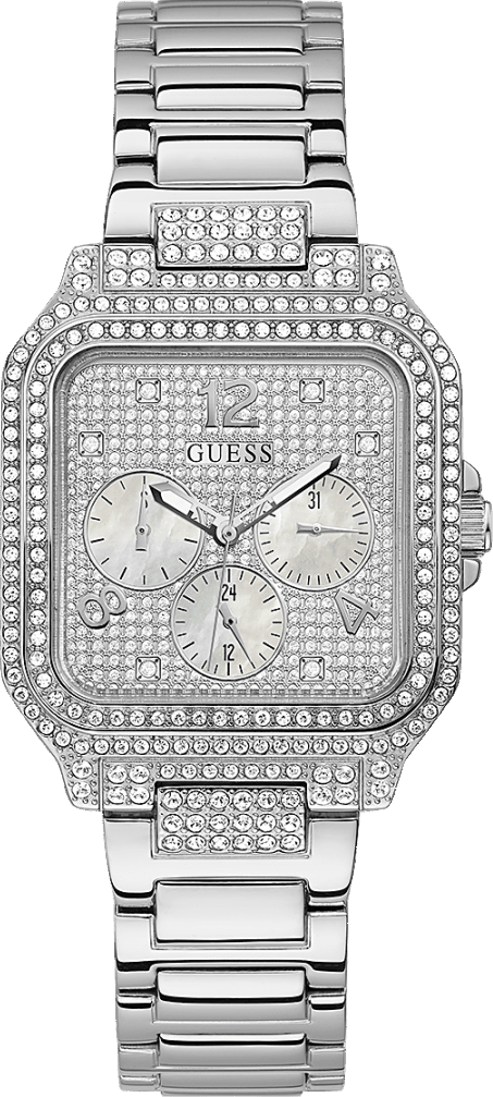 Guess Gw0472L1 Silver Tone Watch 35Mm