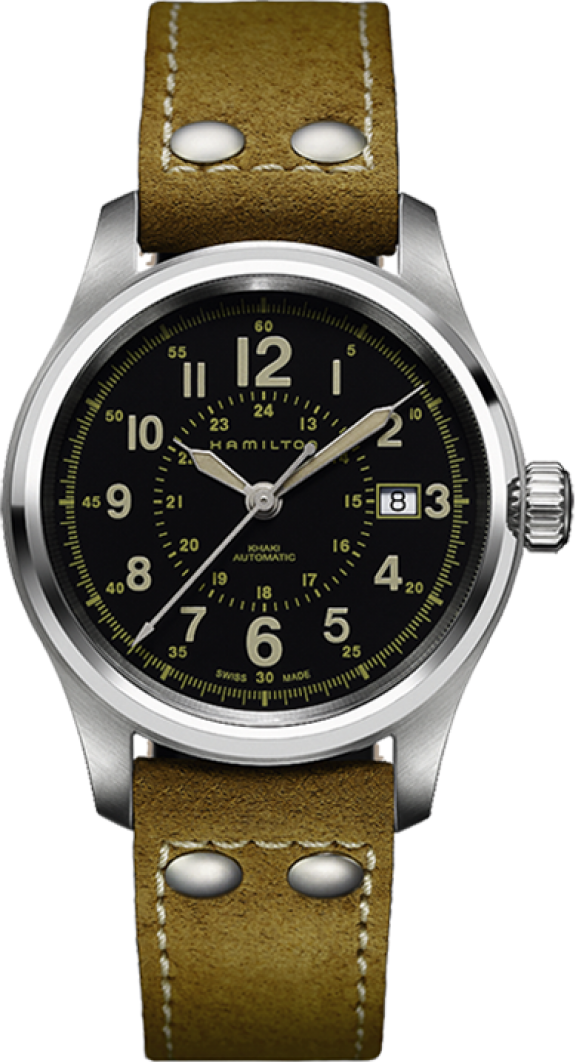HAMILTON H70595593 Khaki Field Automatic Black Watch 40mm