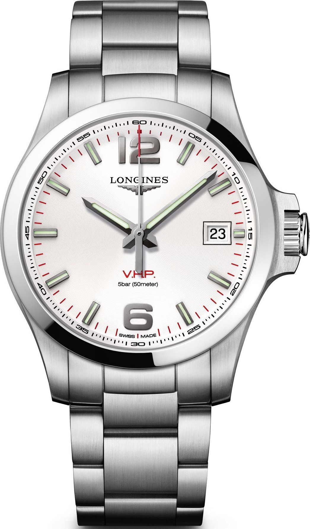 ng h Longines Conquest V.H.P L3.716.4.76.6 Watch 41mm